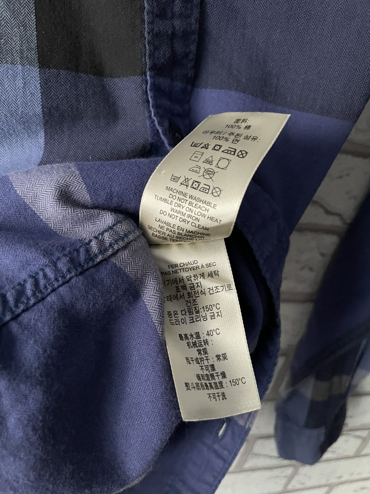 Burberry Burberry Brit Button-Up Shirt Blue Nova Check Size US S / EU 44-46 / 1 - 11 Thumbnail