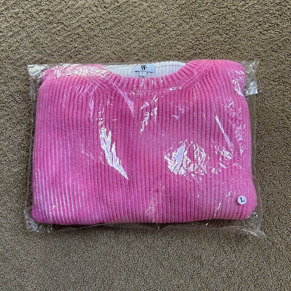 Other Up To Us Pink Knit Sweater Size US L / EU 52-54 / 3 - 2 Thumbnail