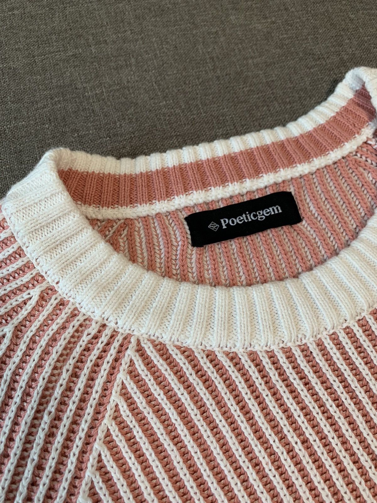 Other Rib Stripe Sweater Knit Y2K Size US L / EU 52-54 / 3 - 9 Thumbnail