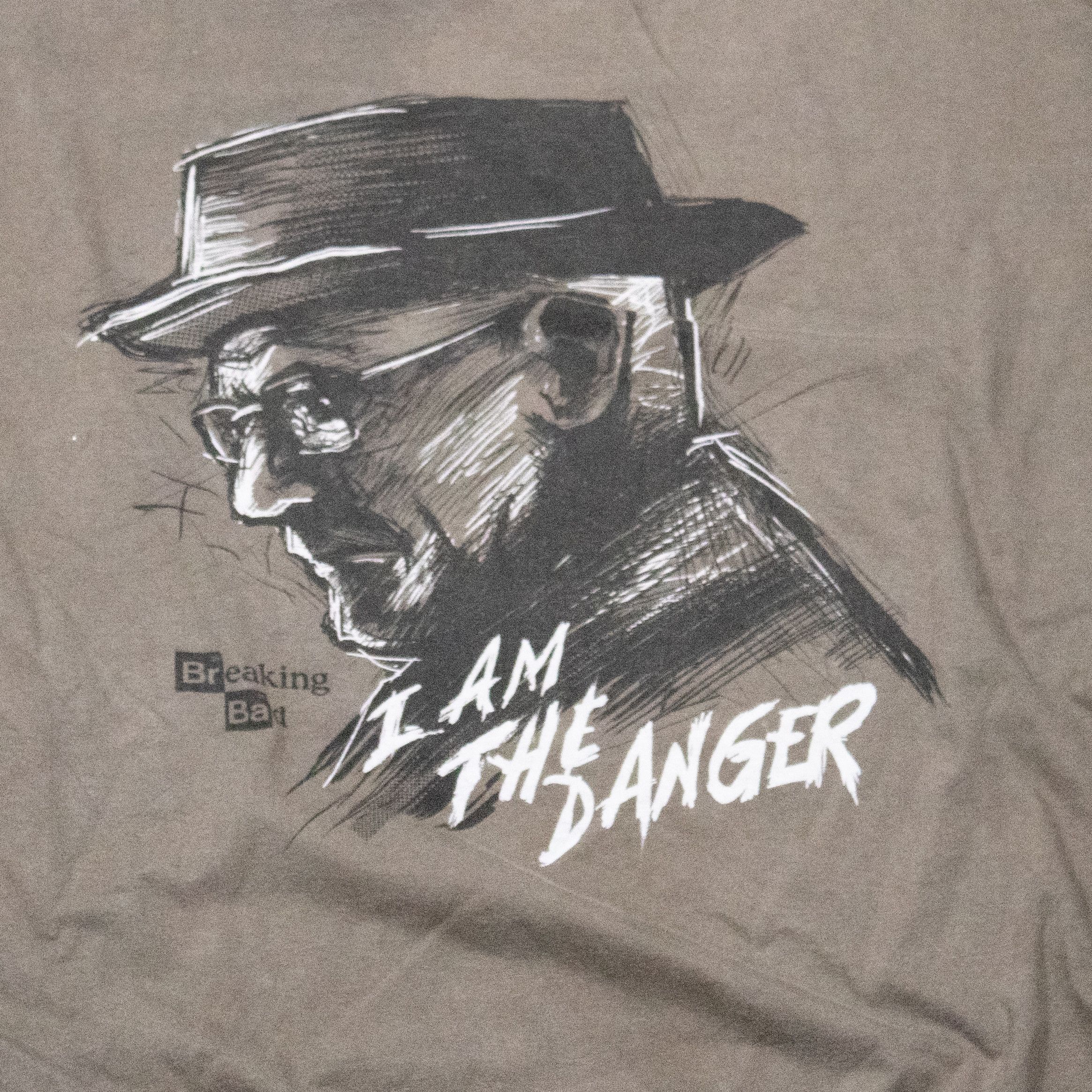 Vintage Breaking Bad Heisenberg I'm The Danger Promo Grey T-shirt Size US XL / EU 56 / 4 - 4 Thumbnail