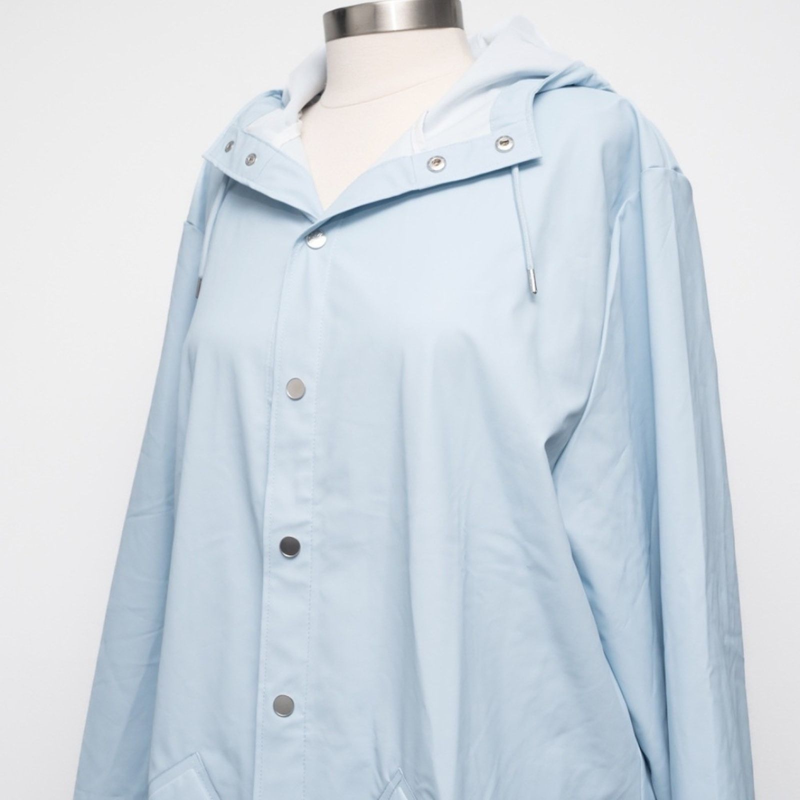 Rains Rains. Long Jacket in Sky. Size XL / US 12-14 / IT 48-50 - 8 Thumbnail