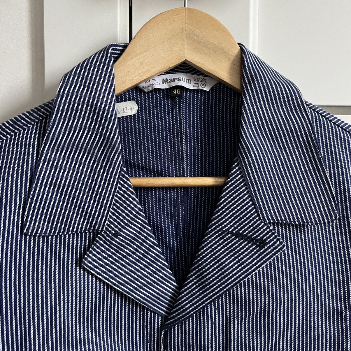 Vintage Marsum striped vintage chore works sanfor jacket Size US S / EU 44-46 / 1 - 3 Thumbnail