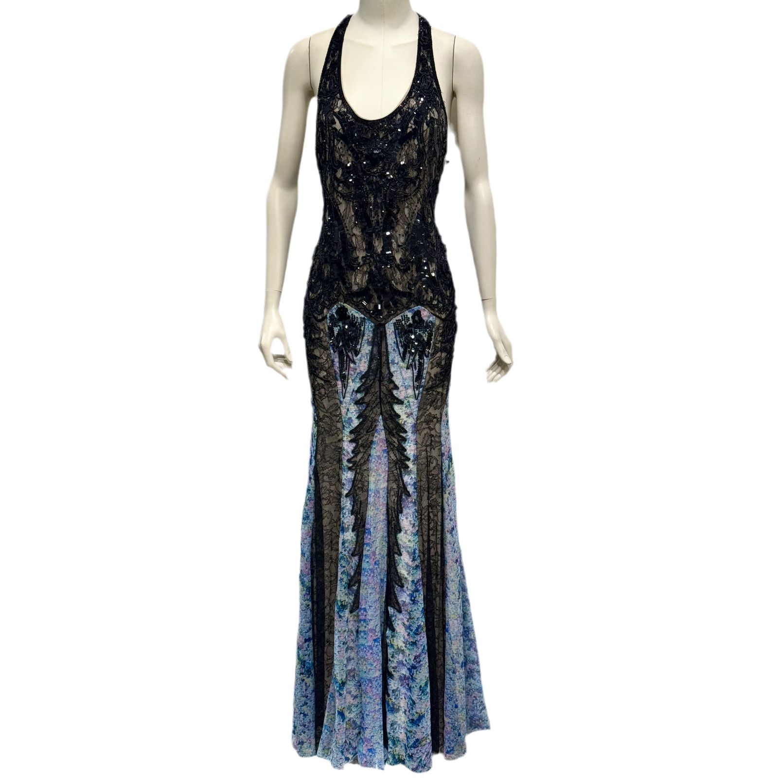 Roberto Cavalli S/S2012 Roberto Cavalli runway maxi lace long dress Size M / US 6-8 / IT 42-44 - 1 Thumbnail