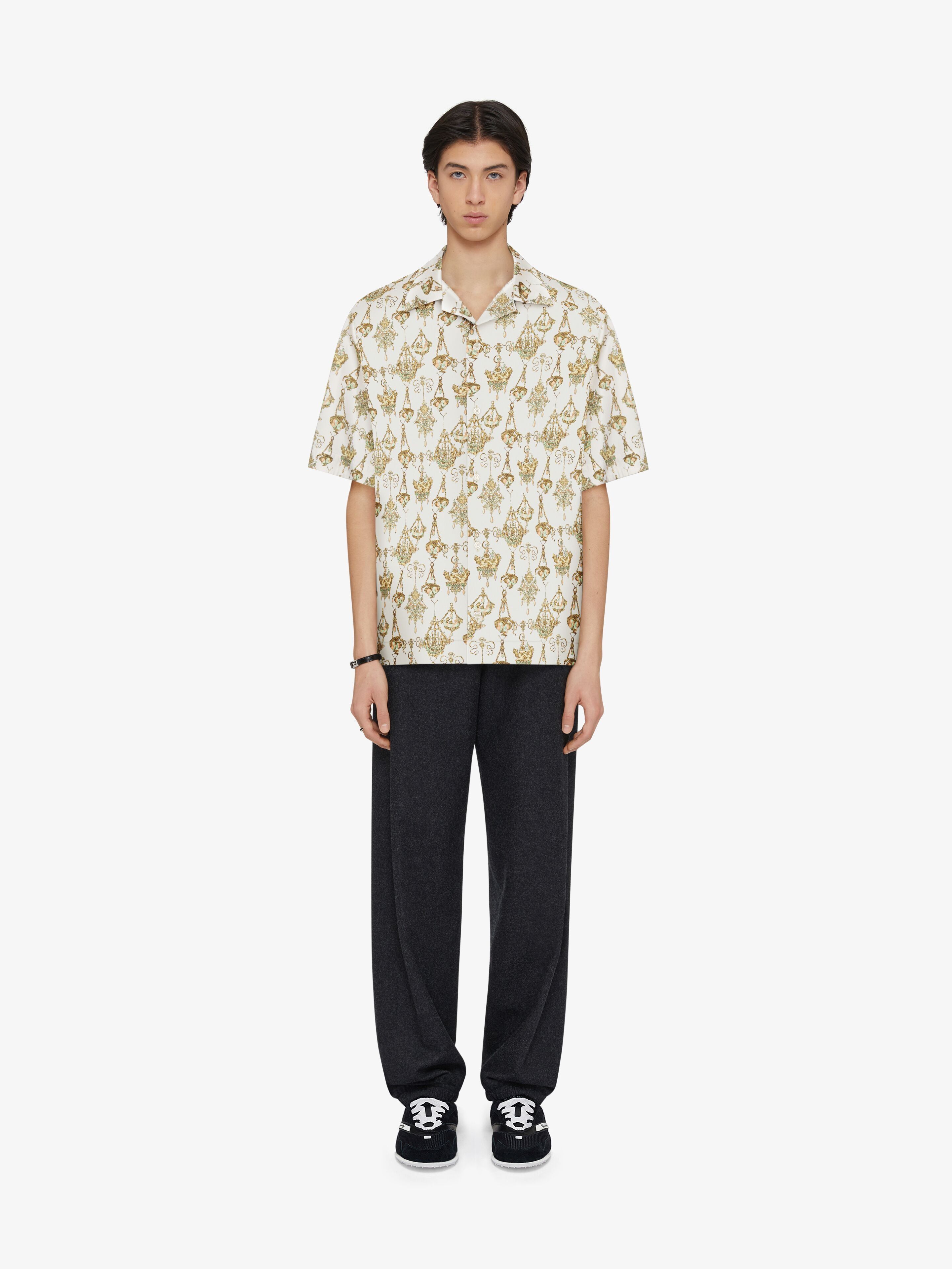 Givenchy o1w1db10925 New Bowling Shirt in Multicolor Size US M / EU 48-50 / 2 - 2 Thumbnail