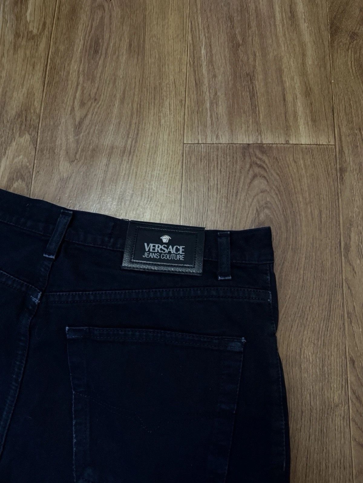 Versace Jeans Couture Vintage Versace Jeans Couture Flared Black Jeans Medusa Size US 34 / EU 50 - 11 Thumbnail