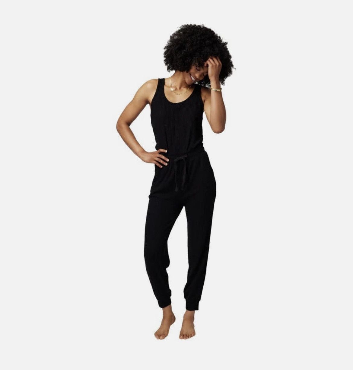 Spiritual Gangster Spiritual Gangster rubbed jogger jumpsuit. Size XS / US 0-2 / IT 36-38 - 1 Thumbnail