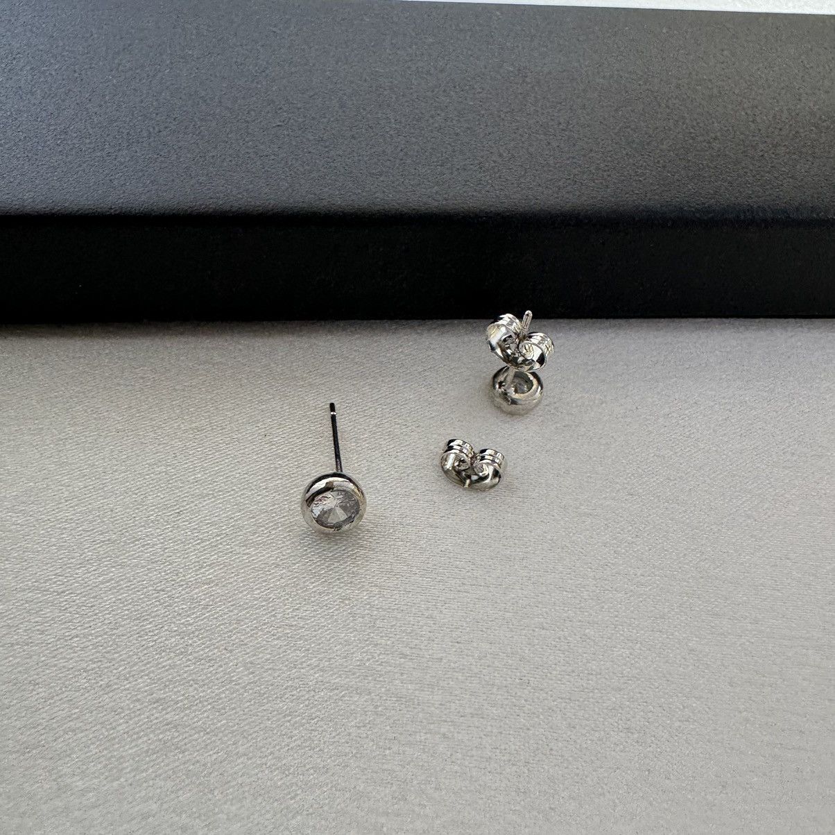 Other 5mm Small Tiny CZ Stud Earrings for Men Women Size ONE SIZE - 4 Thumbnail