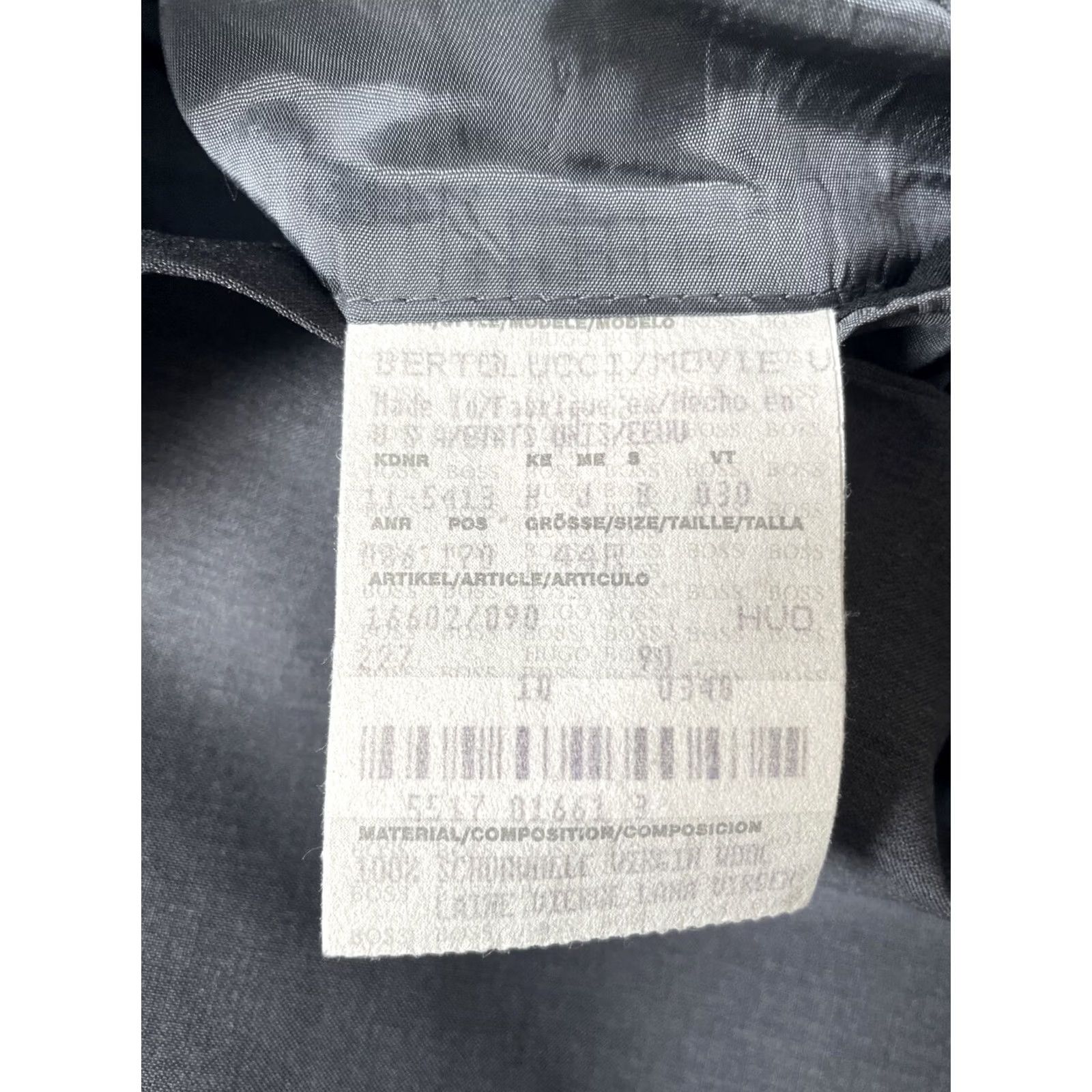 Hugo Boss VINTAGE HUGO BOSS Sport Jacket Coat Mens Gray Wool Blazer 44R Classic Designer Size 44R - 6 Thumbnail