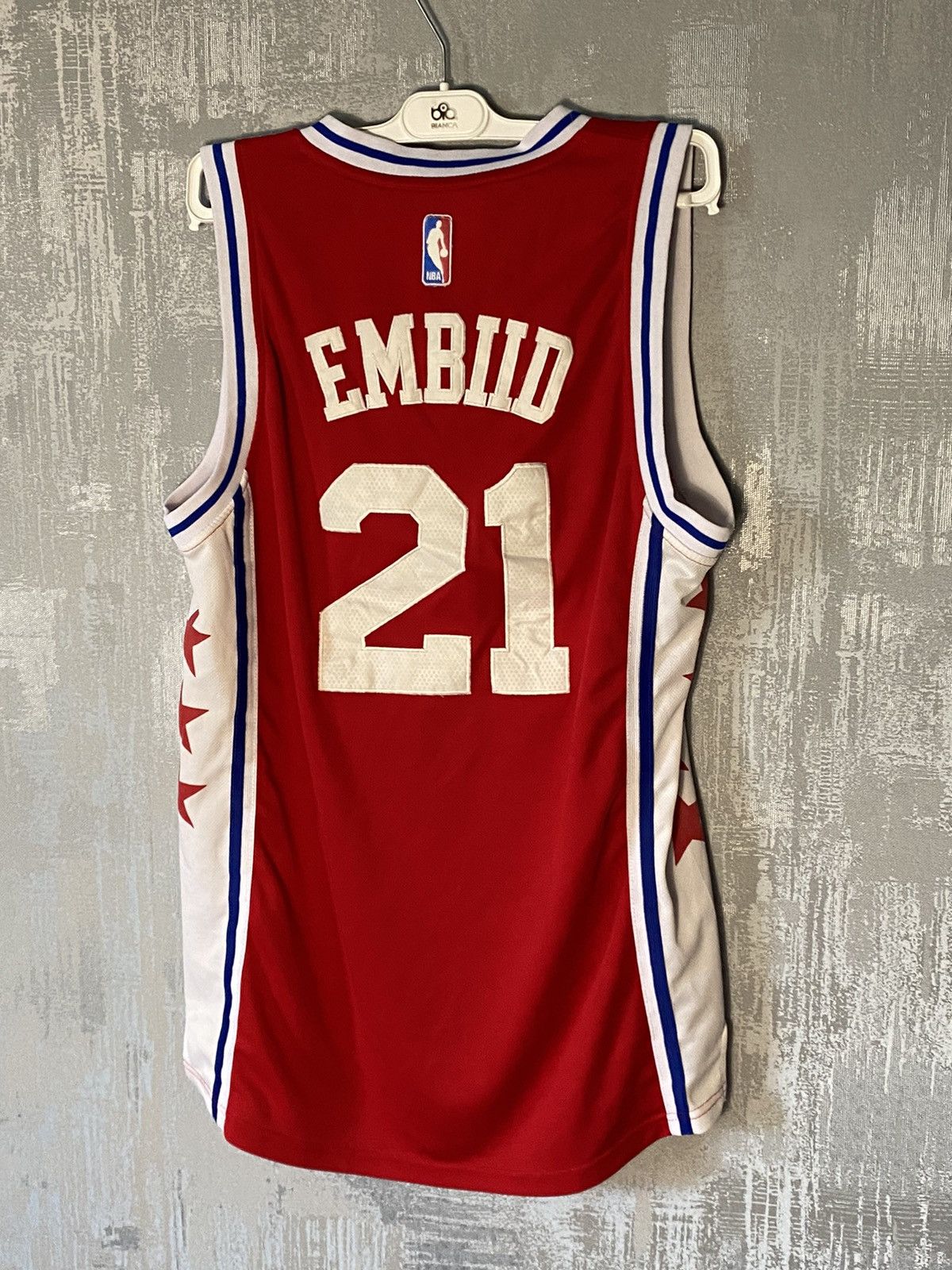 NBA Vintage Adidas Sixers NBA jersey 21 Joel Embiid Size US M / EU 48-50 / 2 - 5 Thumbnail