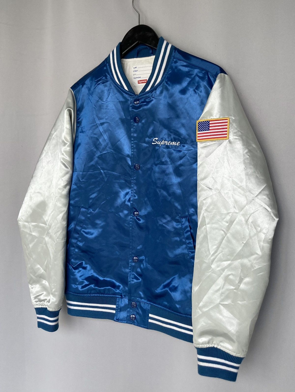 Supreme Supreme SS2015 Satin Club Jacket Bomber Varsity Size US M / EU 48-50 / 2 - 3 Thumbnail