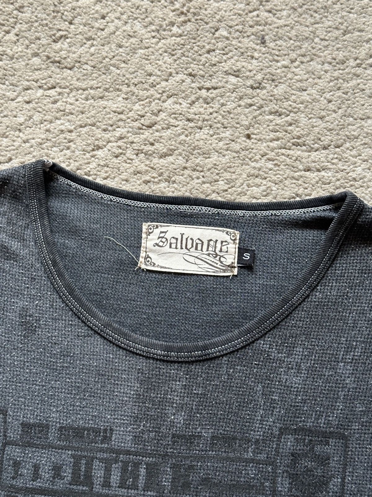 Japanese Brand 2000s Vintage Salvage Knitted Tshirt Size US S / EU 44-46 / 1 - 9 Thumbnail