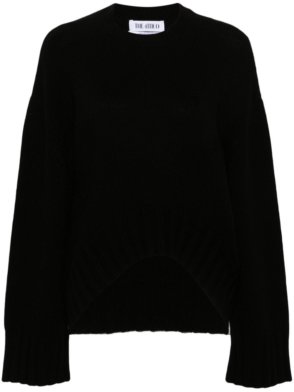 The Attico WOOL BLEND CREWNECK SWEATER Size S / US 4 / IT 40 - 1 Thumbnail