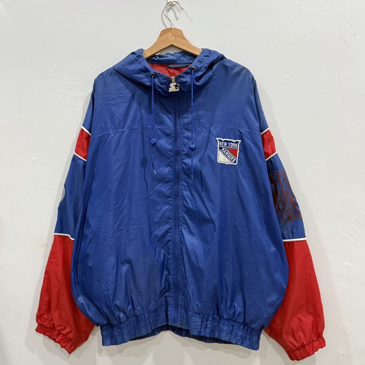 NHL Vintage Starter New York Rangers Windbreaker Jacket Size US XL / EU 56 / 4 - 1 Thumbnail