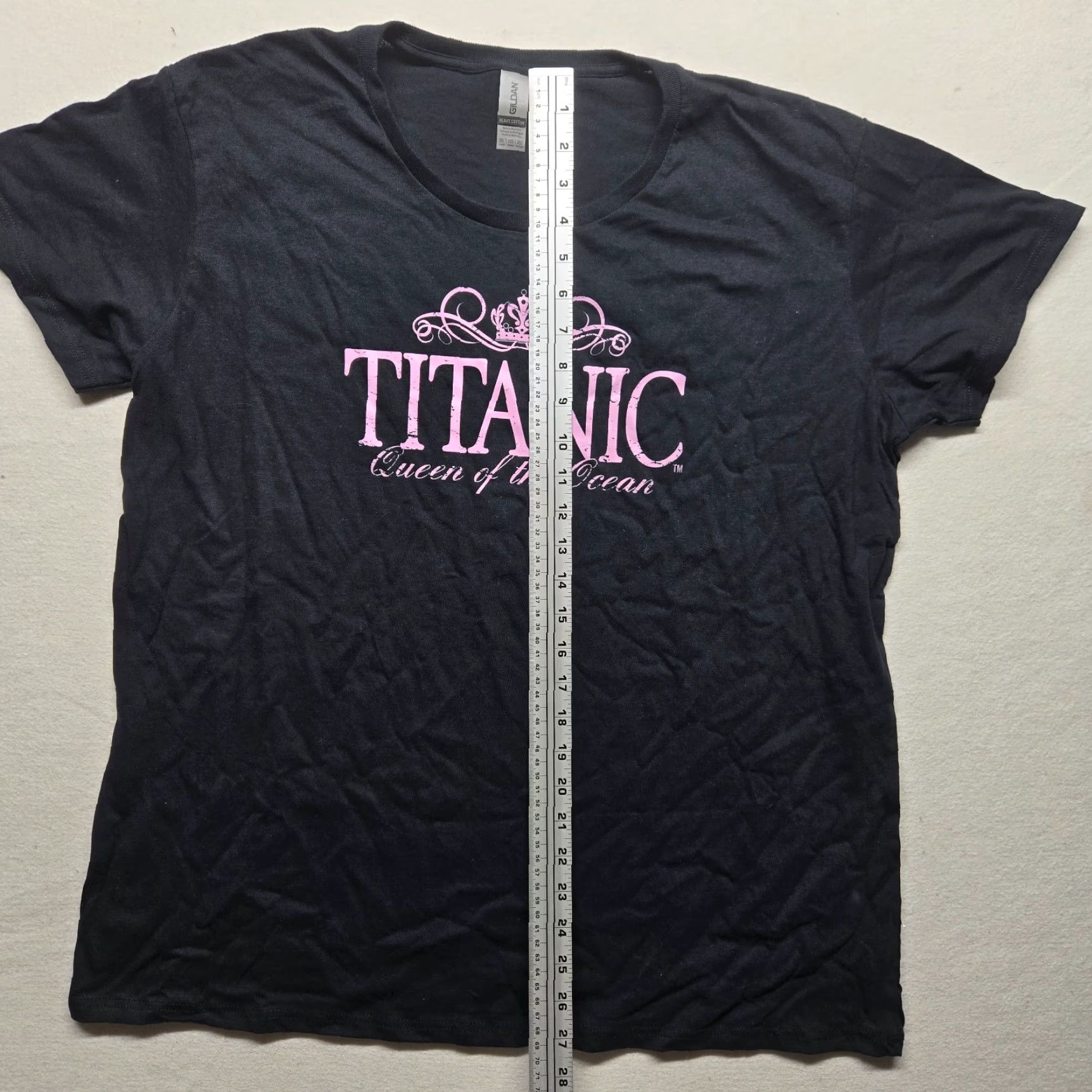 Gildan Titanic Queen of the Ocean Ship Short Sleeve Tee T-Shirt Adult 2XL Gray Unisex Mens Womens Boys Girls Shirt 2XL Size US XXL / EU 58 / 5 - 5 Thumbnail