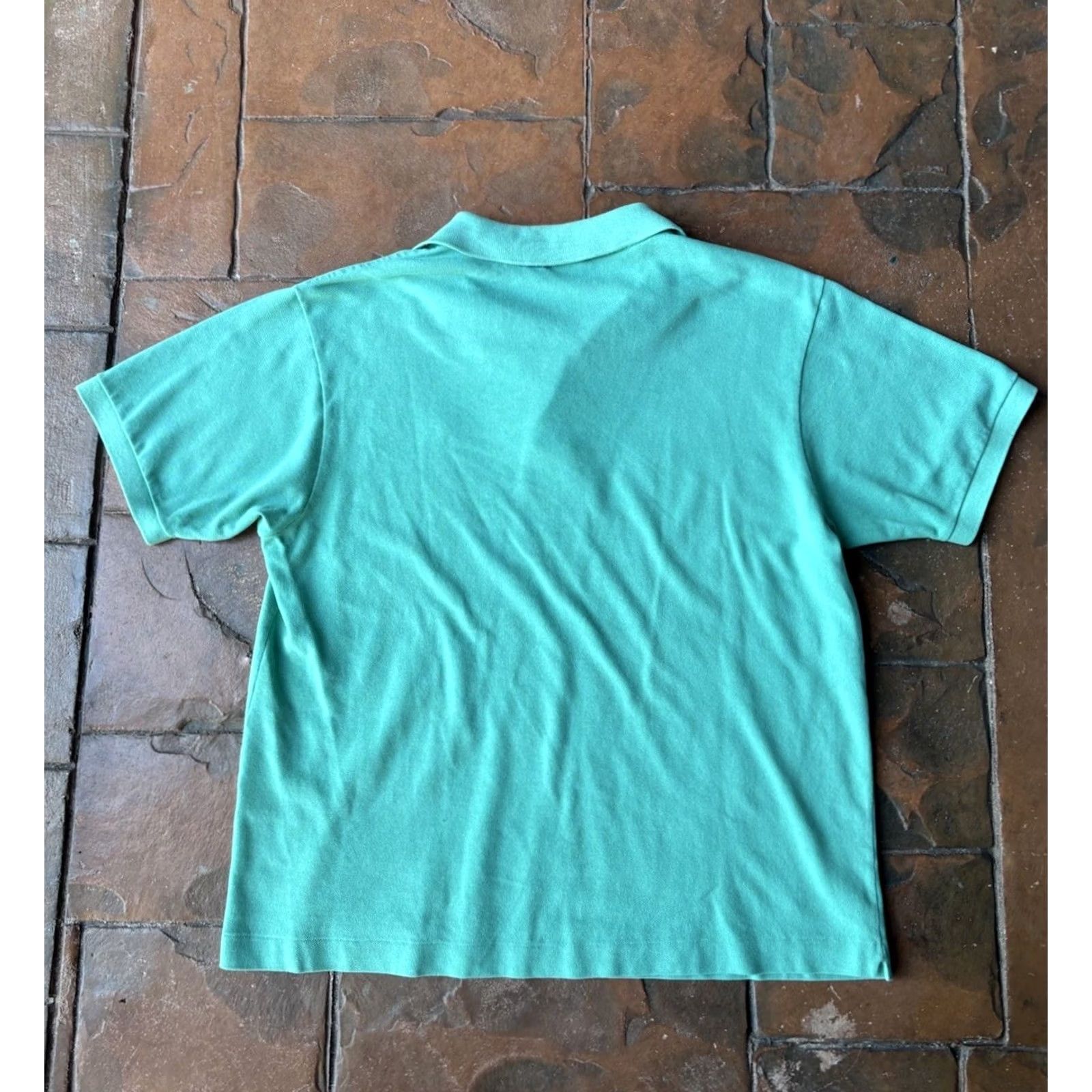 Lacoste Lacoste Polo Shirt Mens 6 Green Croc Logo Pique Short Sleeve Collared Button Casual Golf Summer breathable Lightweight Size US S / EU 44-46 / 1 - 3 Thumbnail