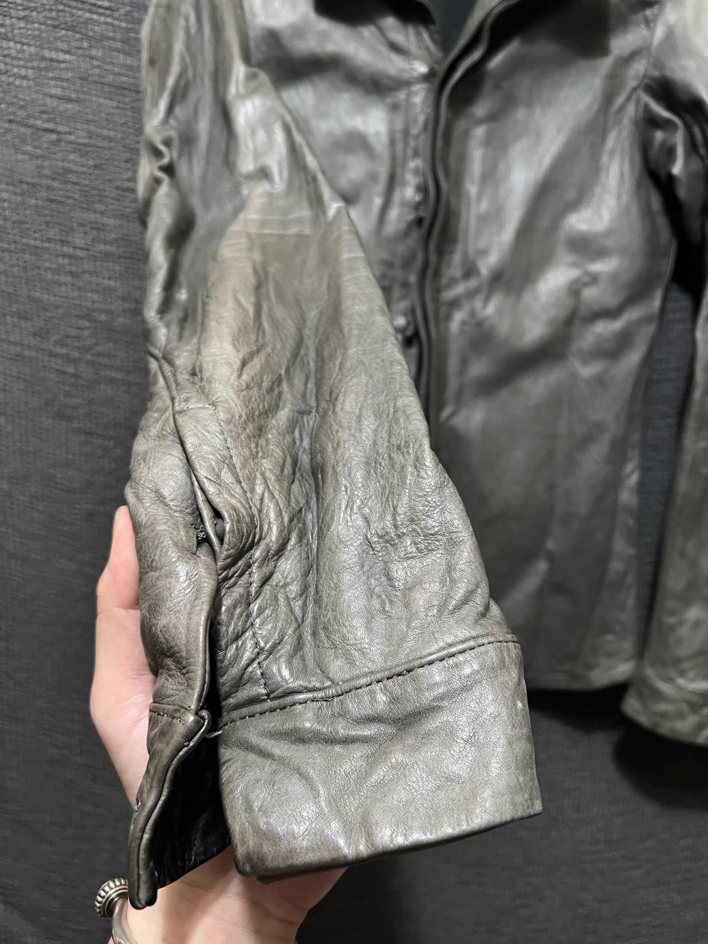Devoa Devoa early ergonomic artisan leather jacket Size US S / EU 44-46 / 1 - 5 Thumbnail