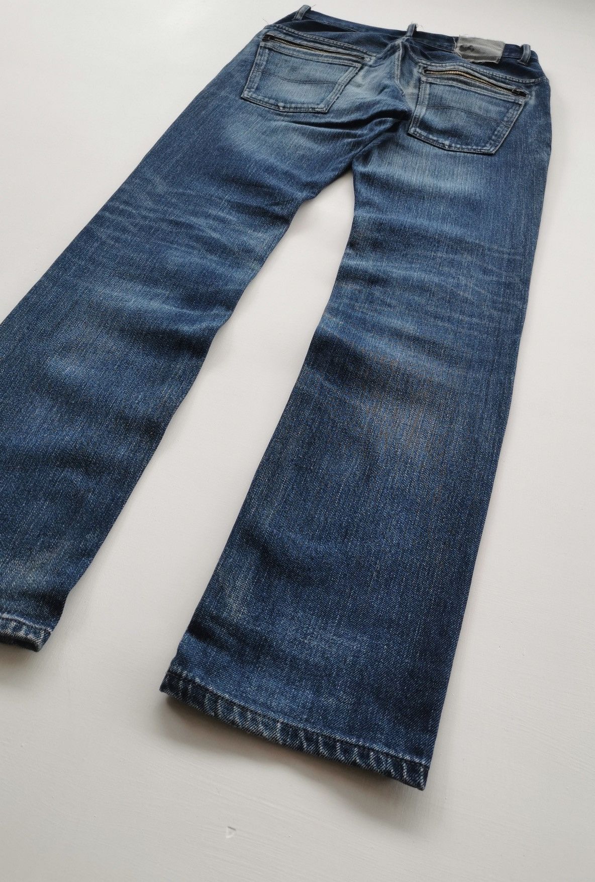 Japanese Brand Collective Union Station Japan IndigoXIndigo Denim Jeans Size US 31 - 5 Thumbnail
