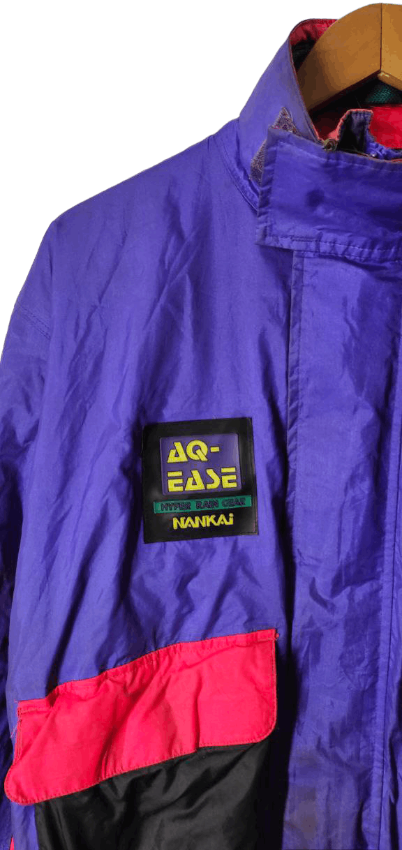 Vintage VINTAGE NANKAI HYPER RAIN GEAR MOTORSPORT WINDBREAKER JACKET Size US L / EU 52-54 / 3 - 8 Thumbnail