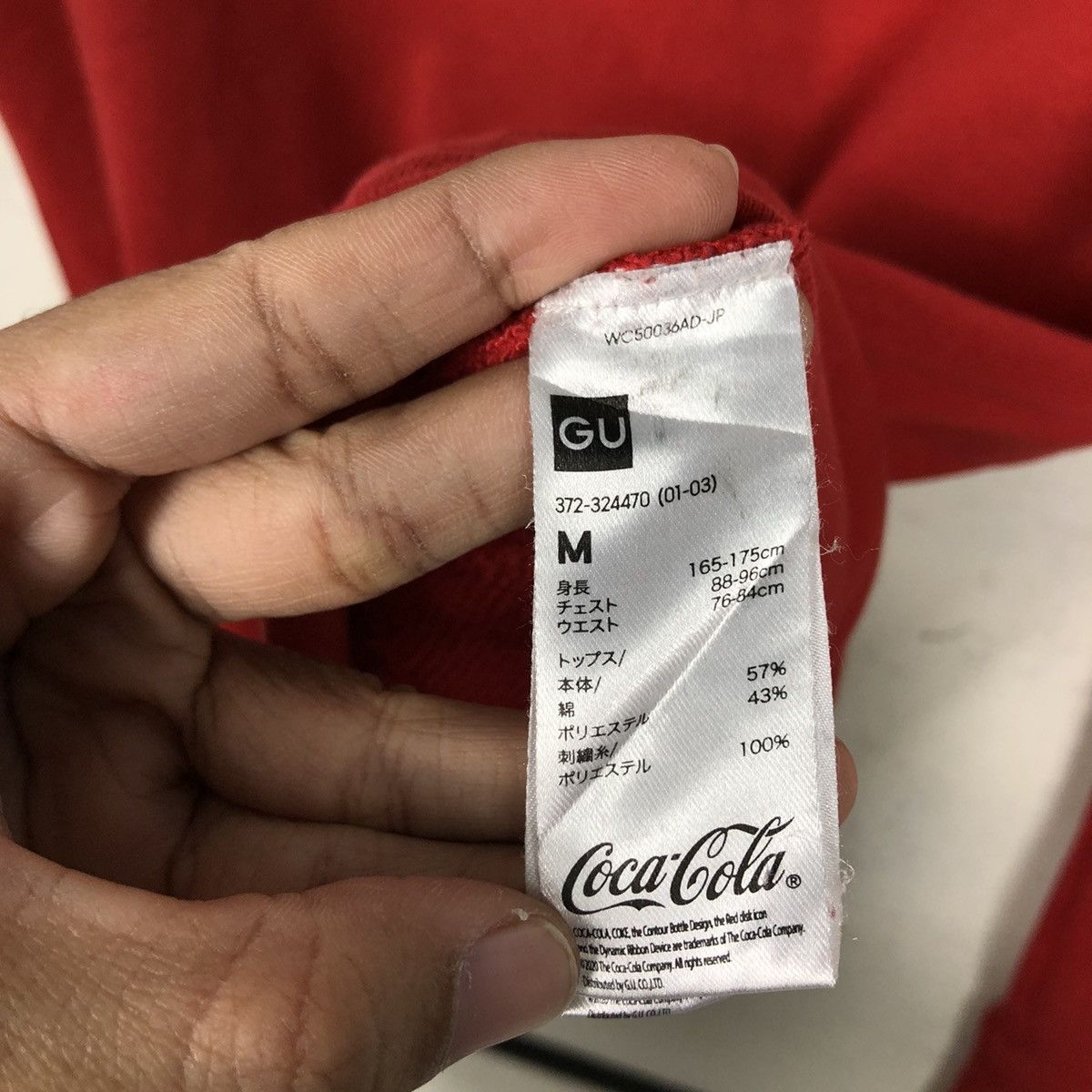 Japanese Brand × Vintage 📌Vintage Sweatshirt Coca Cola Big Logo Spell Out Size US M / EU 48-50 / 2 - 15 Thumbnail