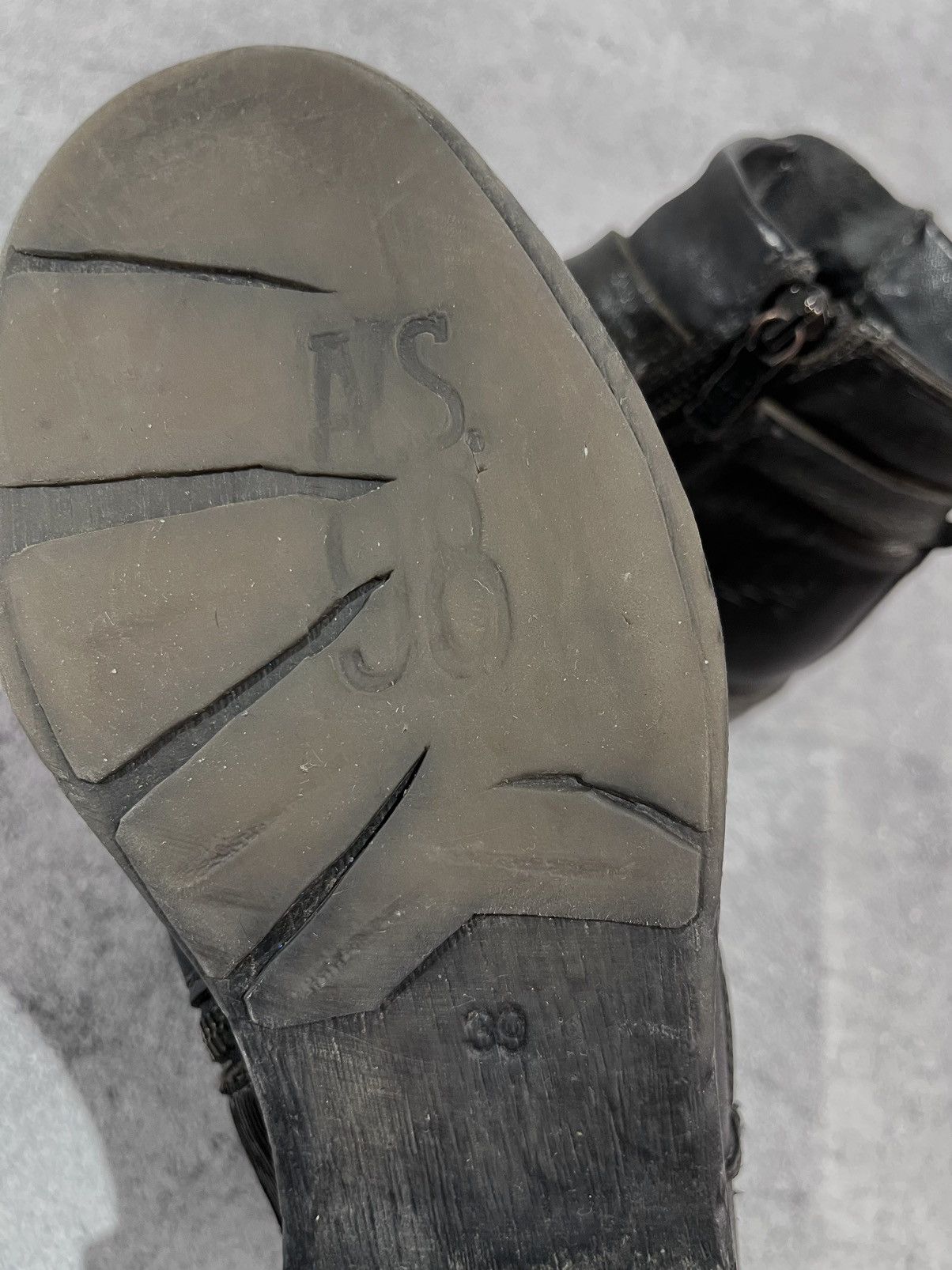 Japanese Brand × Vintage A.S. 98 Boots Shoes Leather Italy Style Rick Owens Size 39 Size US 9 / IT 39 - 7 Thumbnail