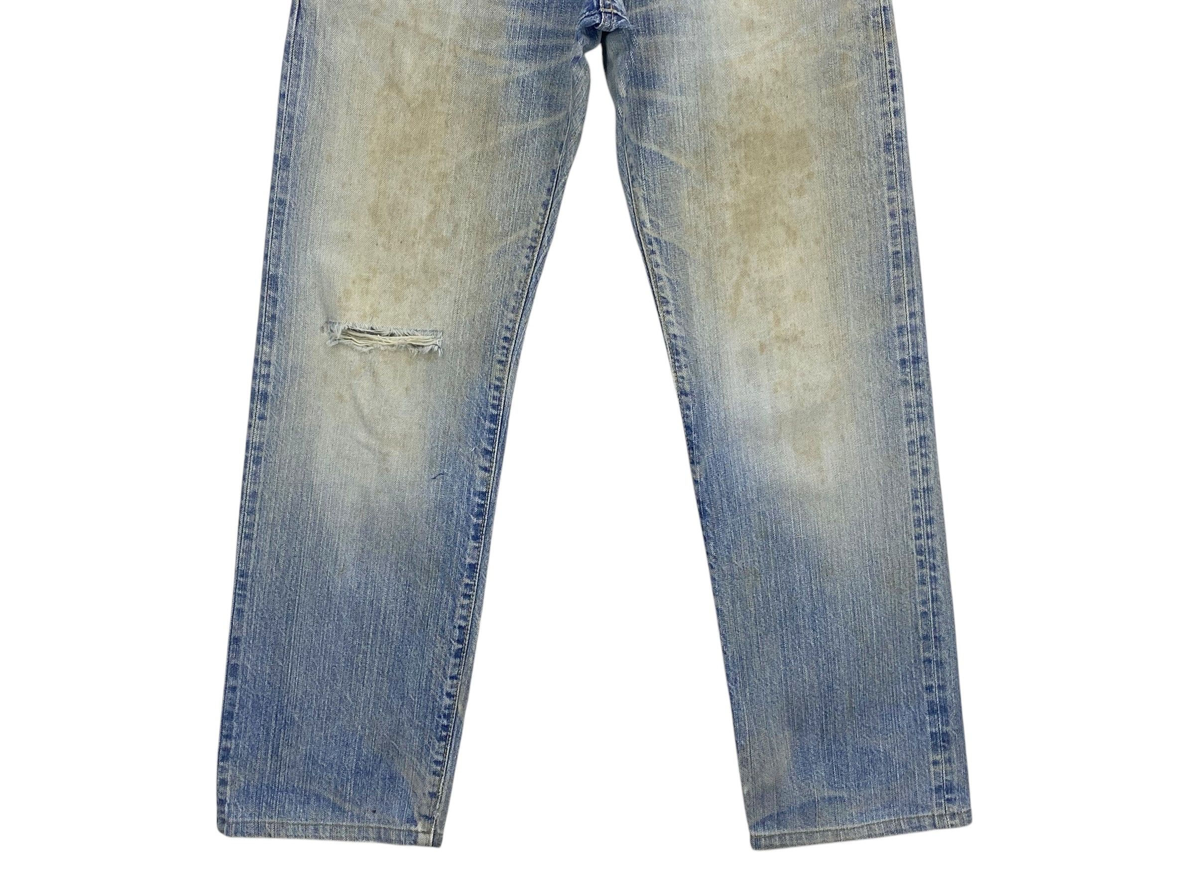 Edwin × Vintage Edwin Selvedge Denim Japanese Distressed Pants Japan Made Size US 30 / EU 46 - 5 Thumbnail