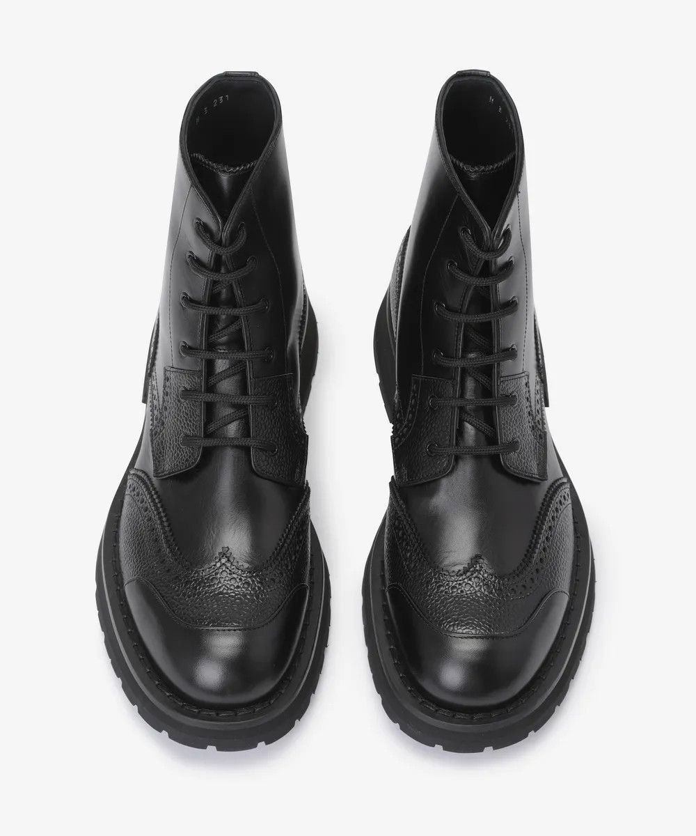 Alexander McQueen o1w1db10725 Punk Worker Boot in Black Size US 10 / EU 43 - 3 Thumbnail
