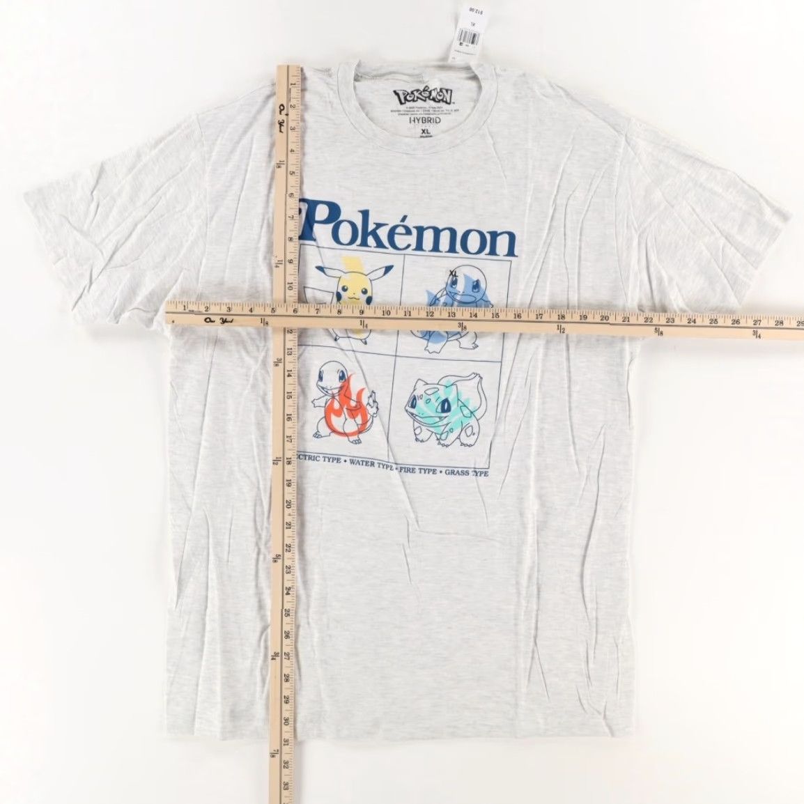 Vintage Pokemon Graphic Solid T-Shirt Gray Men's XL Size US XL / EU 56 / 4 - 3 Thumbnail