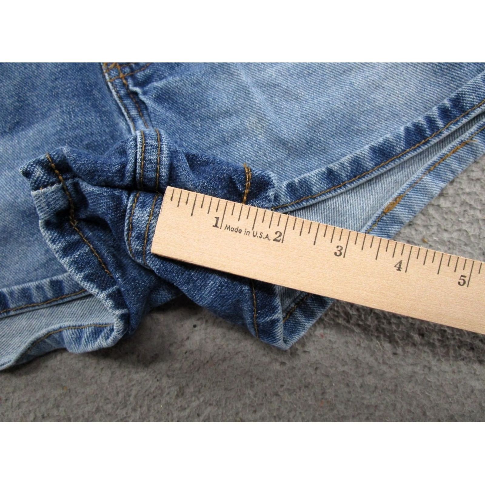 Vintage Aéropostale VTG Women's Denim Shorts Blue 12 Cotton 5-Pocket Casual 2000s Ladies Jeans Shorty Pants Size 34" / US 12 / IT 48 - 6 Thumbnail