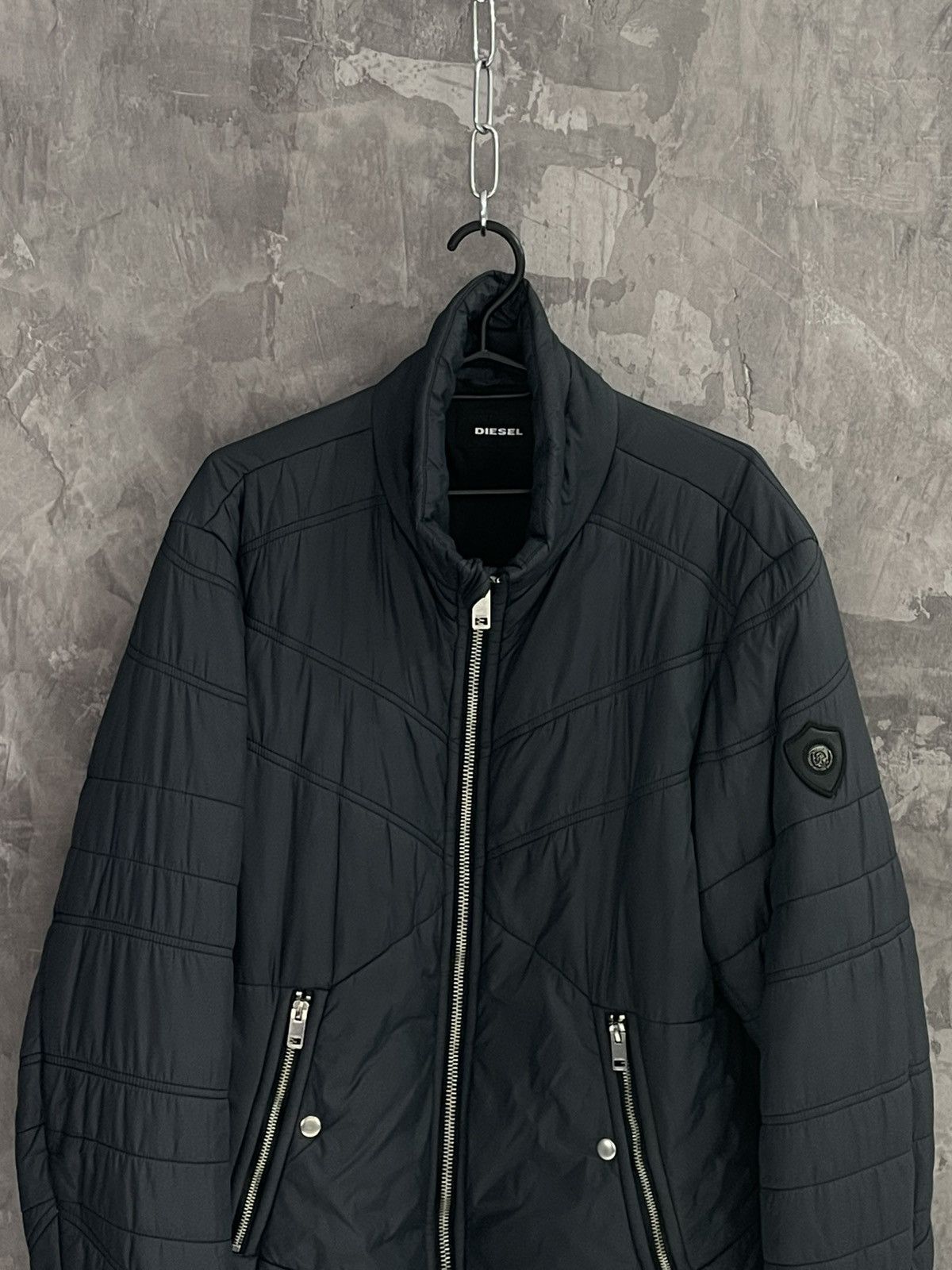 Diesel × Vintage Diesel Bomber Jacket With Multi Zip Design Size US XL / EU 56 / 4 - 2 Thumbnail