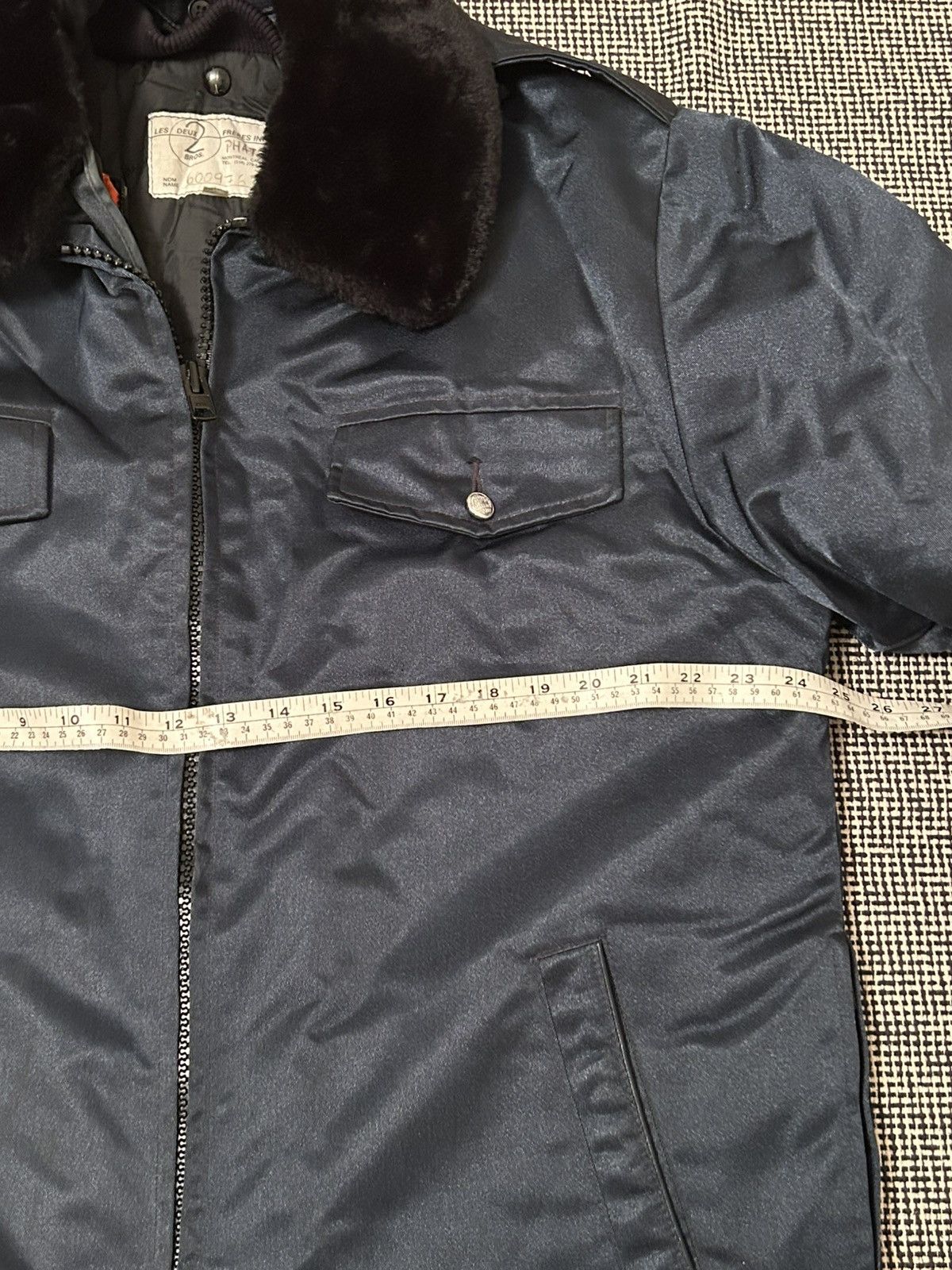 Vintage Vintage police officer winter jacket with fur collar Size US L / EU 52-54 / 3 - 5 Thumbnail