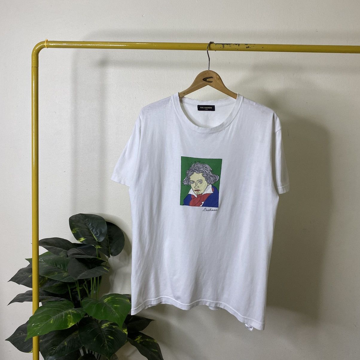 Vintage 2000s Rag Machine x Beethoven Portrait Artwork T Shirt Size US L / EU 52-54 / 3 - 1 Thumbnail