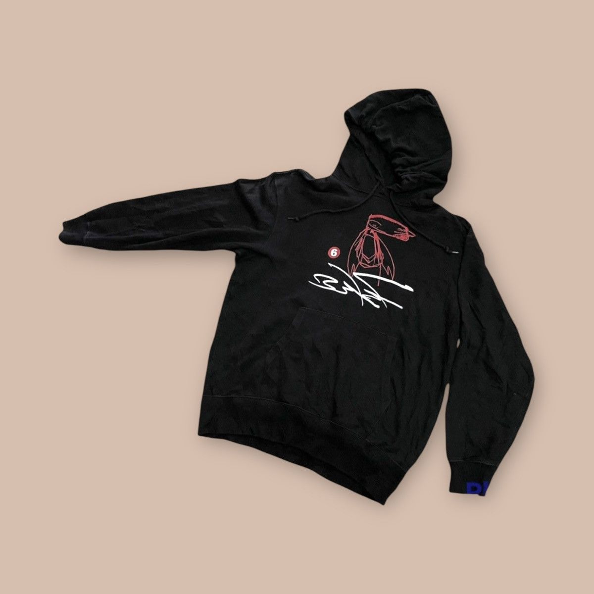 Futura × Uniqlo Futura Laboratories x Uniqlo Sketch Black Hoodie Size US L / EU 52-54 / 3 - 1 Thumbnail