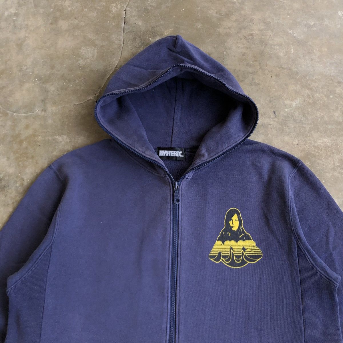 Hysteric Glamour Vintage Hysteric Glamour Woman HYS Full Zipper Hoodie Navy Size US L / EU 52-54 / 3 - 7 Thumbnail