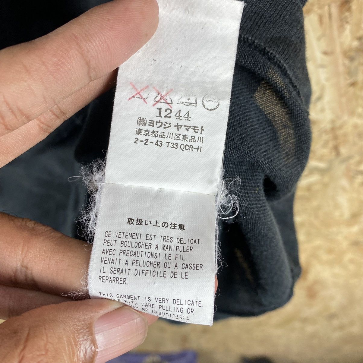 Y's × Yohji Yamamoto VINTAGE ICONIC YOHJI YAMAMOTO SIGNATURE RAMIE RAMIE TEE Size US L / EU 52-54 / 3 - 8 Thumbnail