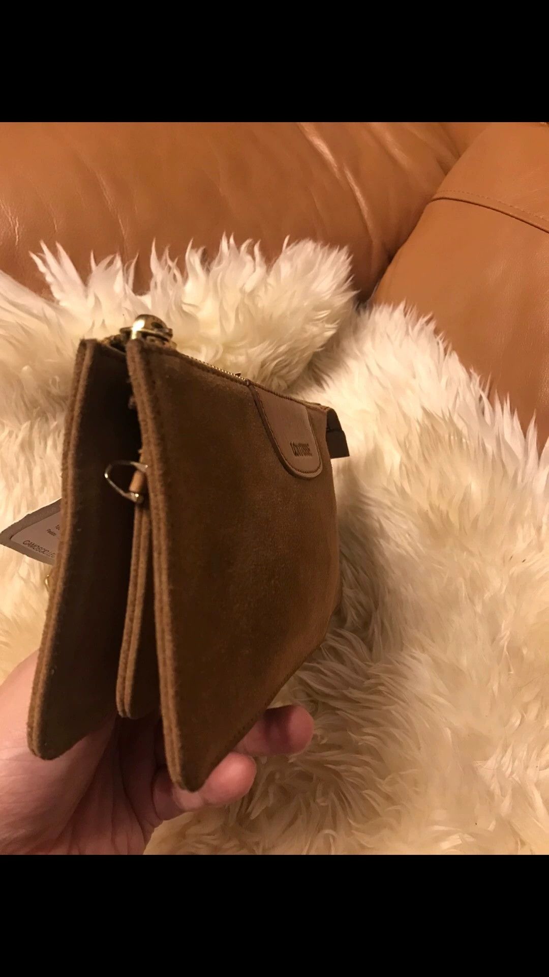 Other LOTTUSSE Full-Grain Leather Brown Double Layer Crossbody Bag Size ONE SIZE - 3 Thumbnail