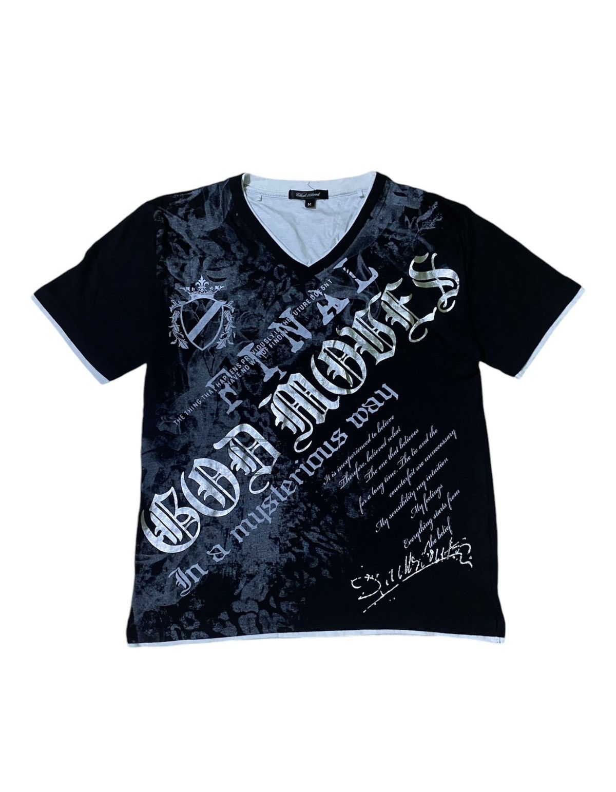 Japanese Brand Slash Ahead Poem Tshirt Size US M / EU 48-50 / 2 - 1 Thumbnail