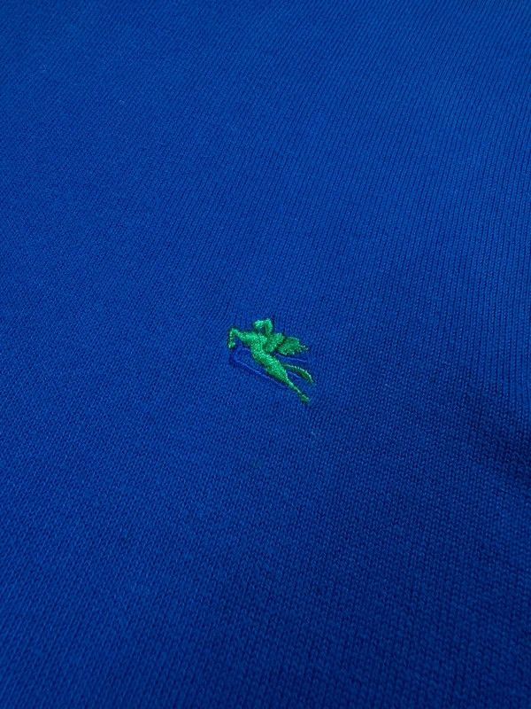Etro Etro Italy XXL sweater blue navy logo Size US XXL / EU 58 / 5 - 5 Thumbnail