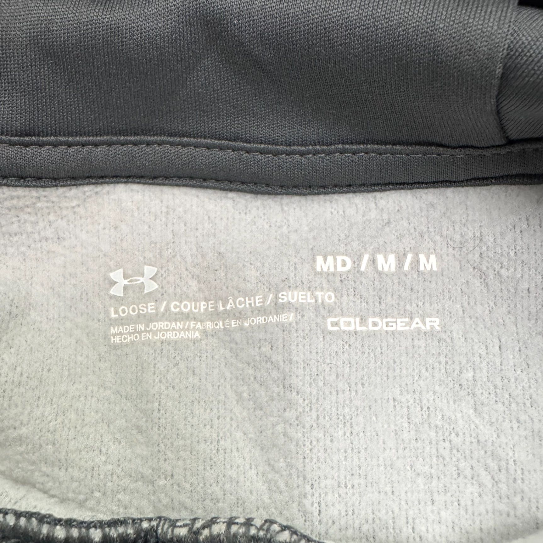 Under Armour Under Armour Hoodie Mens Medium Gray ColdGear Loose Fit Pullover Sweatshirt Size US M / EU 48-50 / 2 - 7 Thumbnail