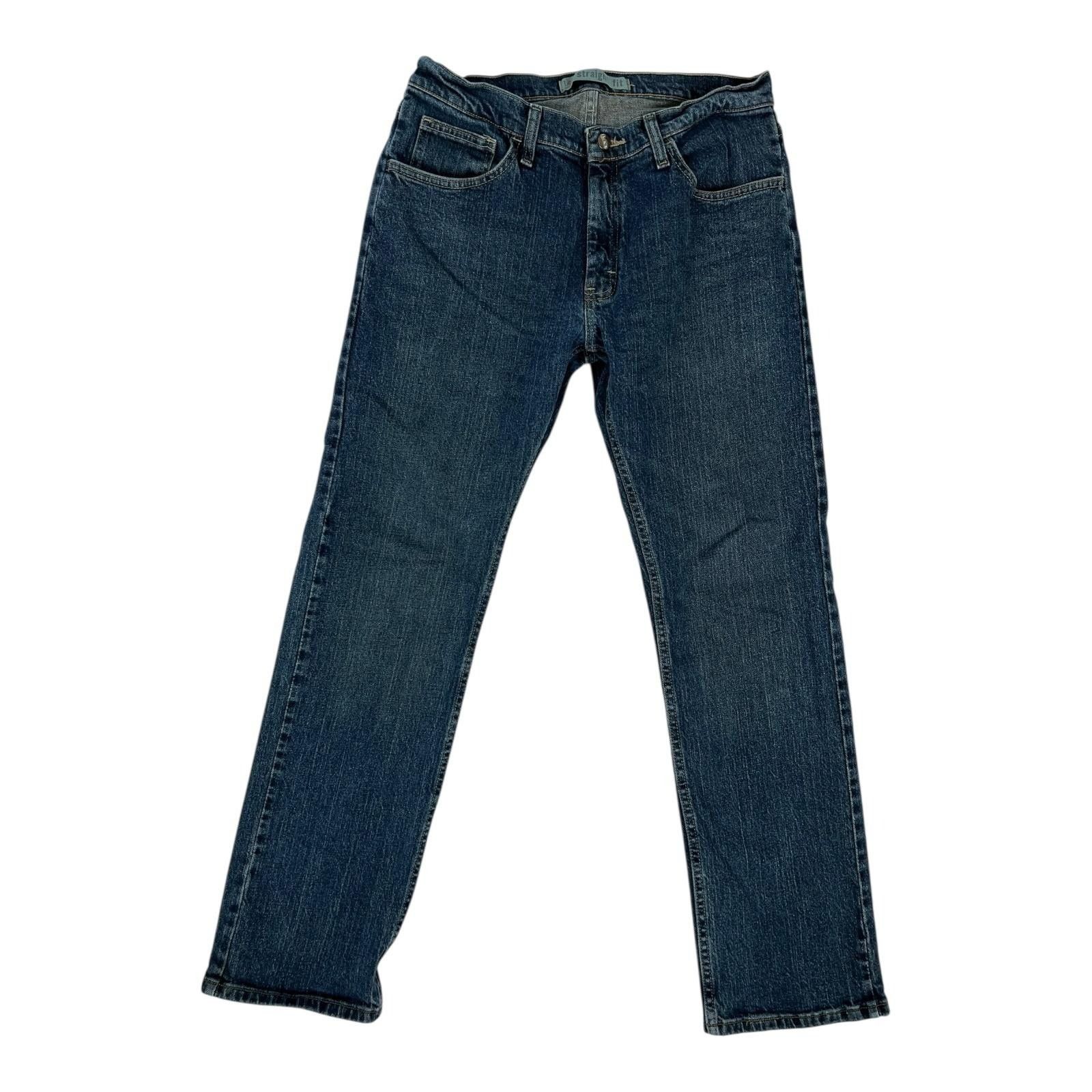 Lee Lee Dungarees Jeans Mens 32x32 Blue Straight Fit Denim Class Size US 32 / EU 48 - 1 Thumbnail
