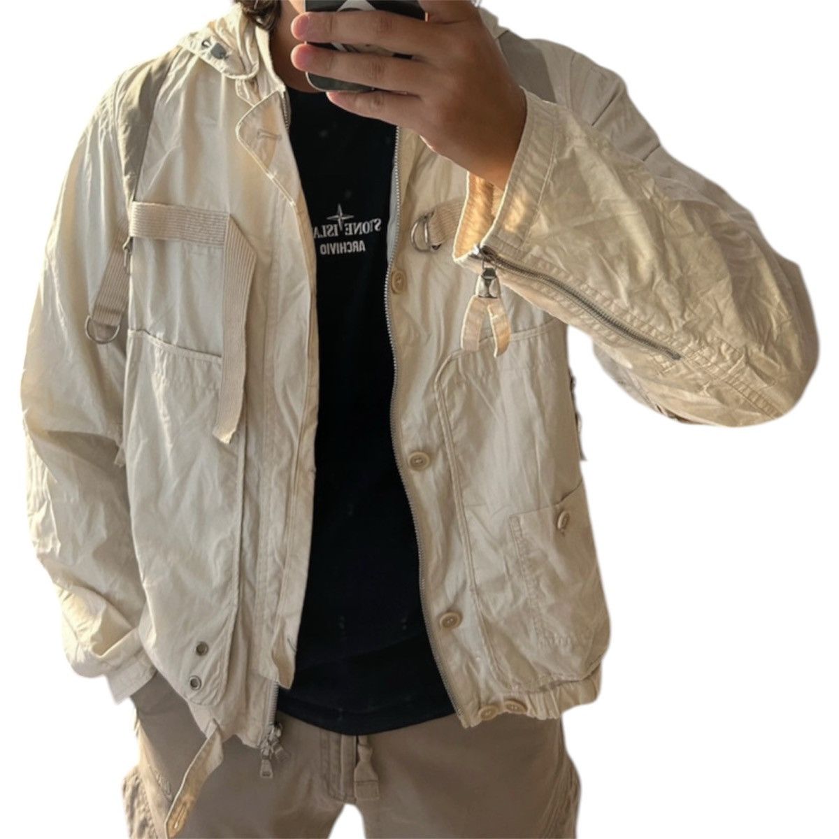 Prada Prada Multi-Pocket Harness Hooded Utility Jacket Size US L / EU 52-54 / 3 - 13 Thumbnail