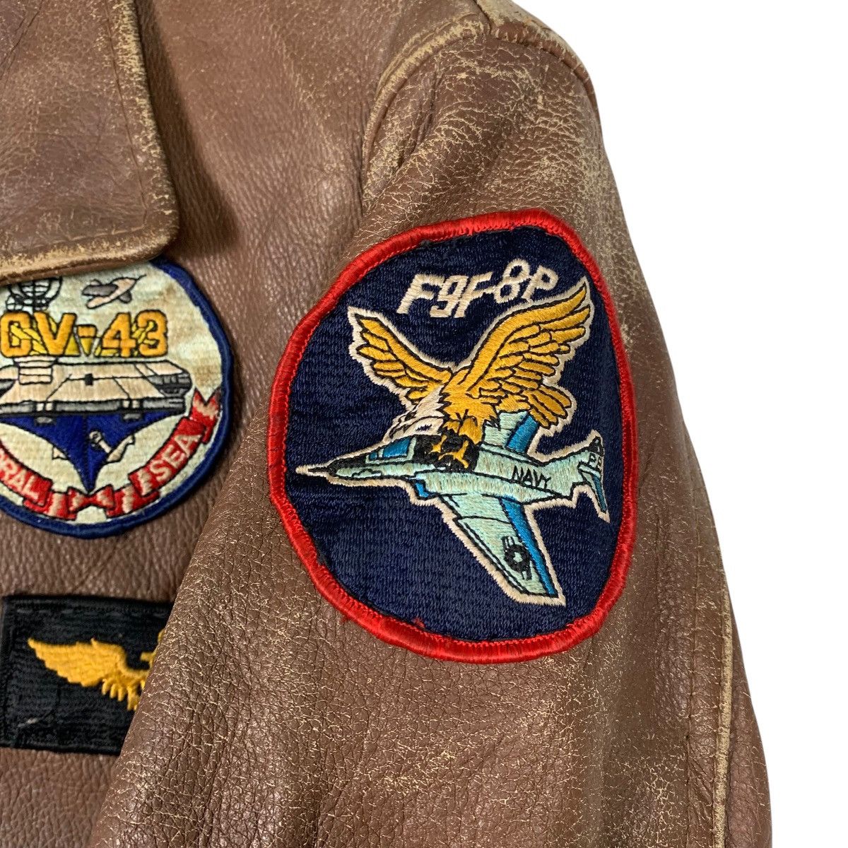 Japanese Brand Japanese Brand Dambuster Strike Fighter Leather Jacket Size US M / EU 48-50 / 2 - 15 Thumbnail