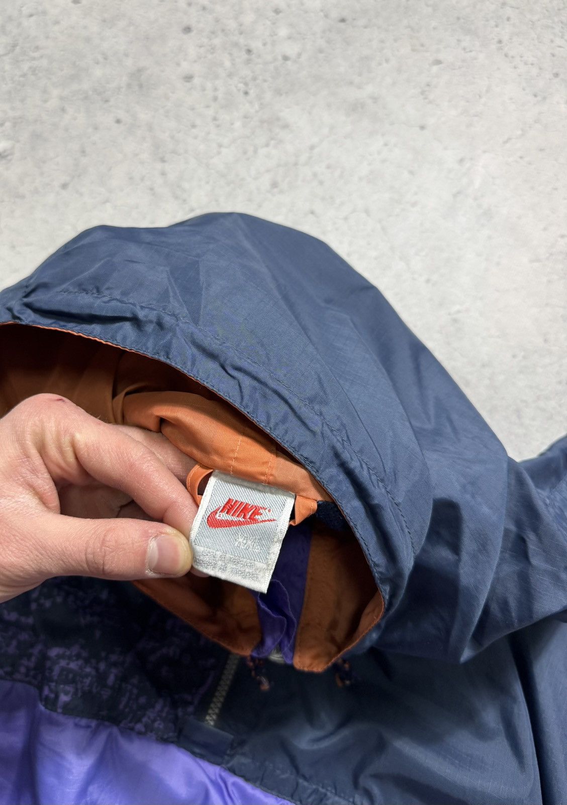 Nike Vintage 80s Nike Nylon Jacket 1/2 Zip Anorak Rare Hype Size US XXL / EU 58 / 5 - 8 Thumbnail