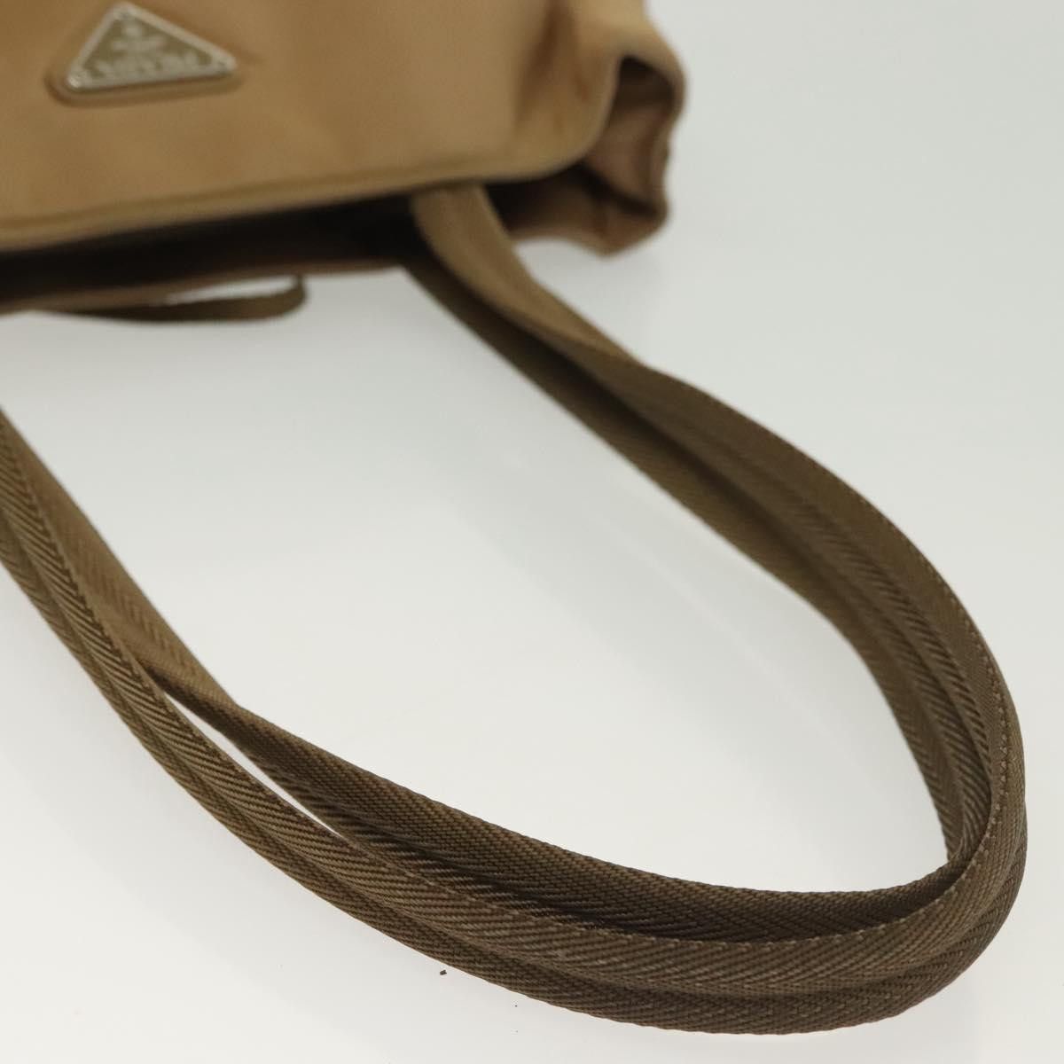 Prada PRADA Tote Bag Nylon Beige Silver Size ONE SIZE - 7 Thumbnail