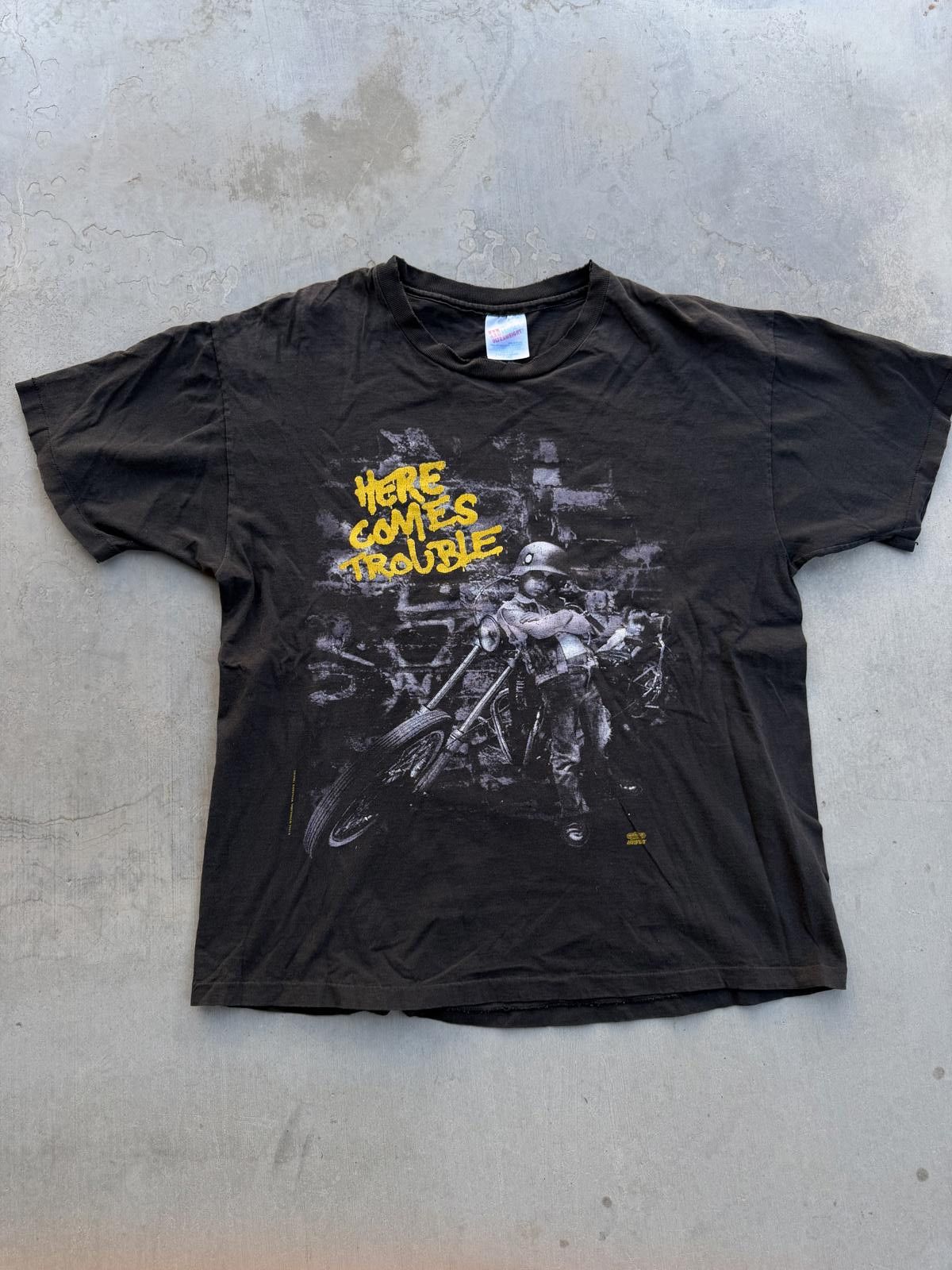 Hanes 90s Bad Company Here Comes Trouble Vintage Tee XL Size US XL / EU 56 / 4 - 1 Thumbnail