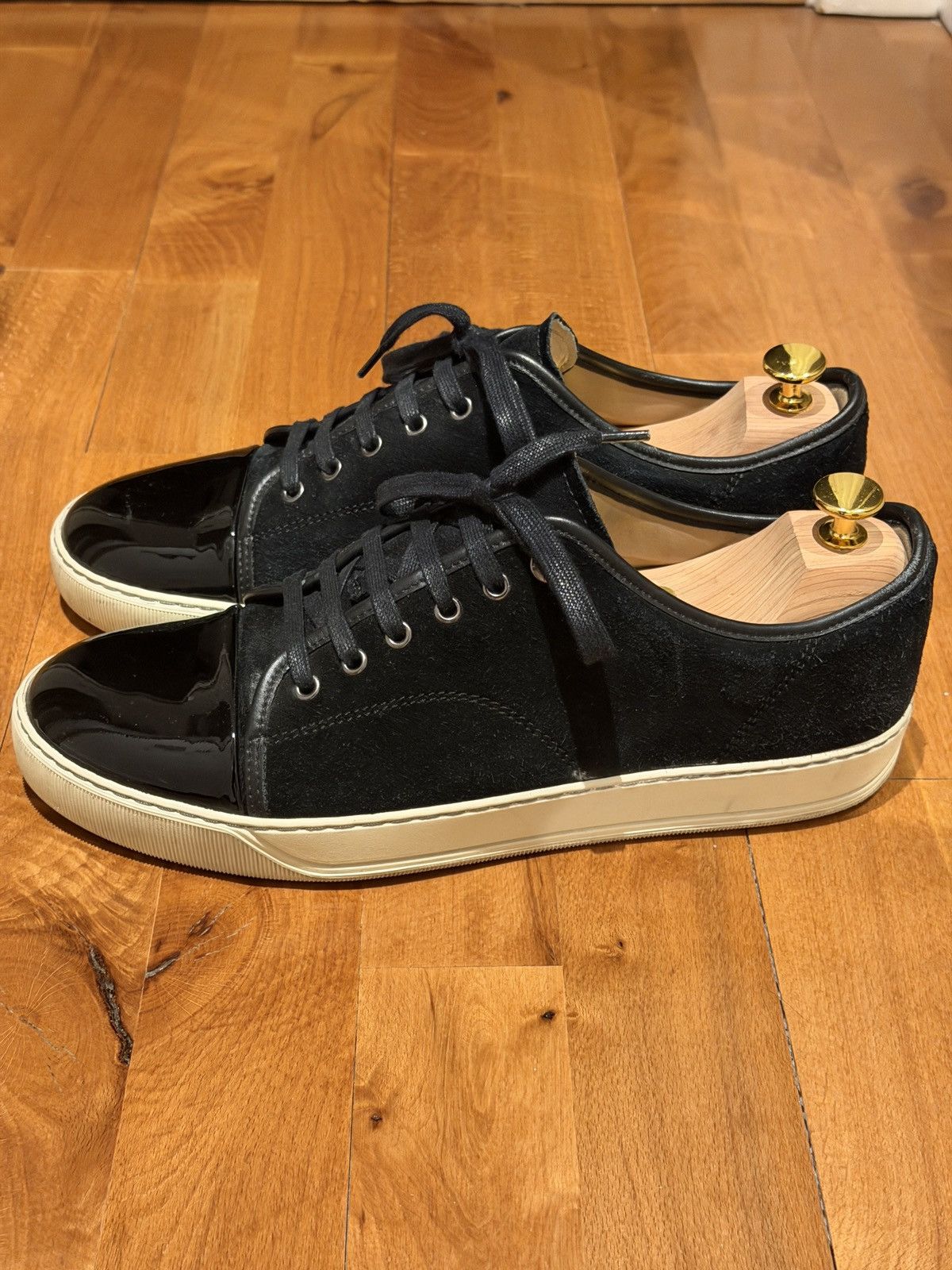 Lanvin Lanvin DBB1 Black Suede and Patent Leather Size US 10 / EU 43 - 2 Thumbnail