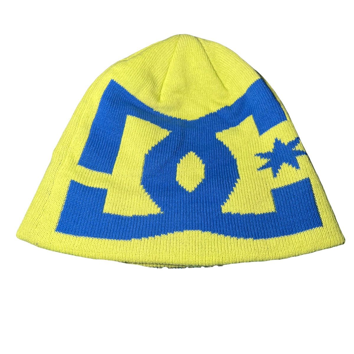 DC Y2k DC Shoes Big Logo Beanie Hat Size ONE SIZE - 2 Thumbnail