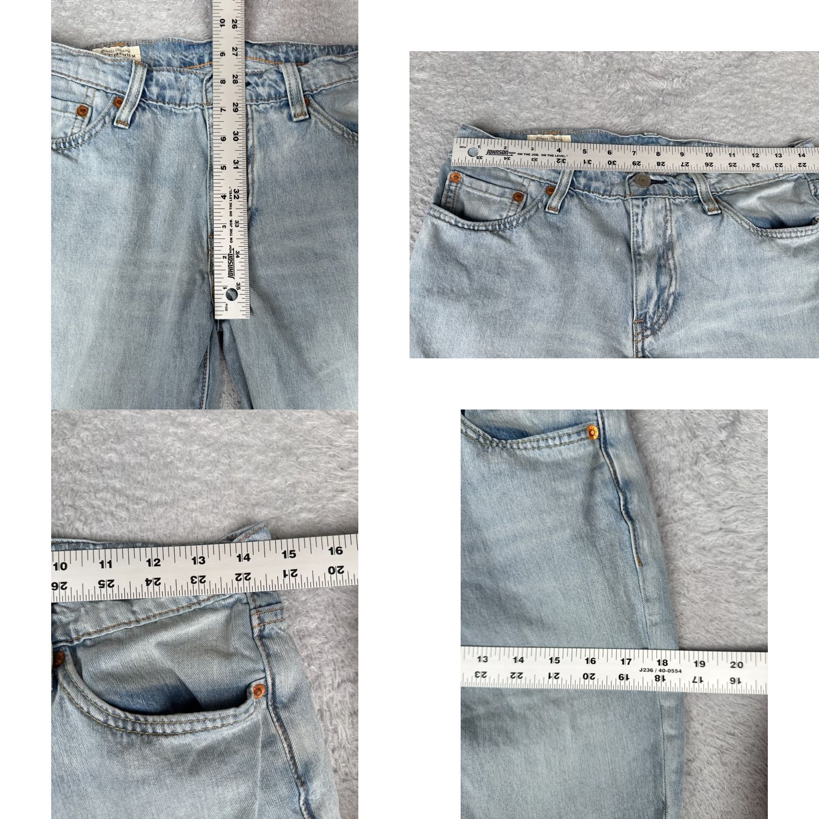 Levi's Levis Jeans Adult 30 Blue Denim Slim Fit Big E 511 Cotton Premium 30x32 Size US 30 / EU 46 - 9 Thumbnail