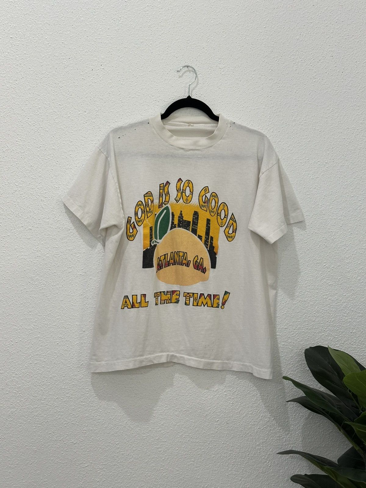 Vintage Vintage 90s God Is So Good All The Time T-Shirt Screen Stars Size US L / EU 52-54 / 3 - 1 Thumbnail