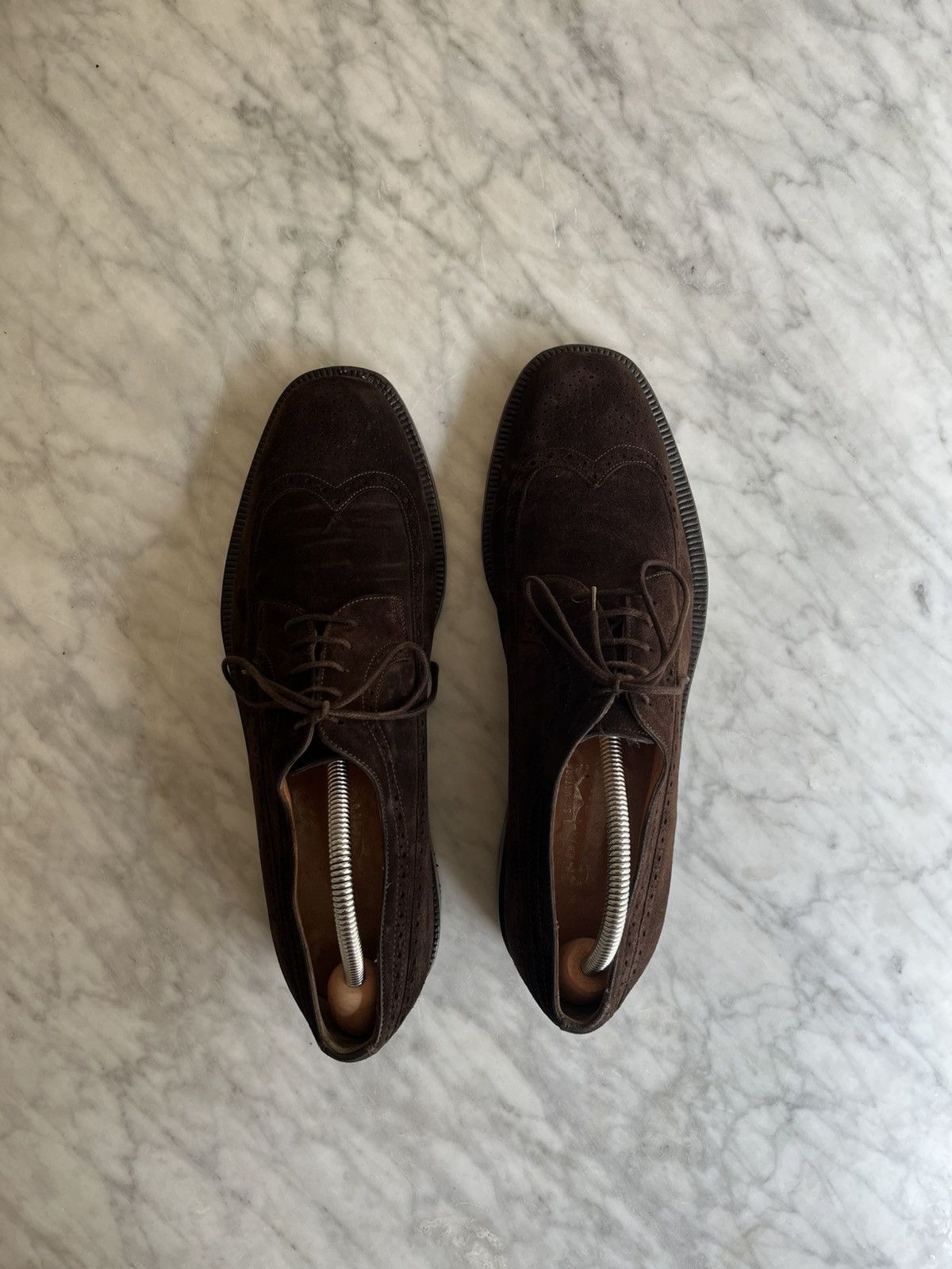 Salvatore Ferragamo Salvatore Ferragamo suede brogues Size US 10 / EU 43 - 1 Thumbnail
