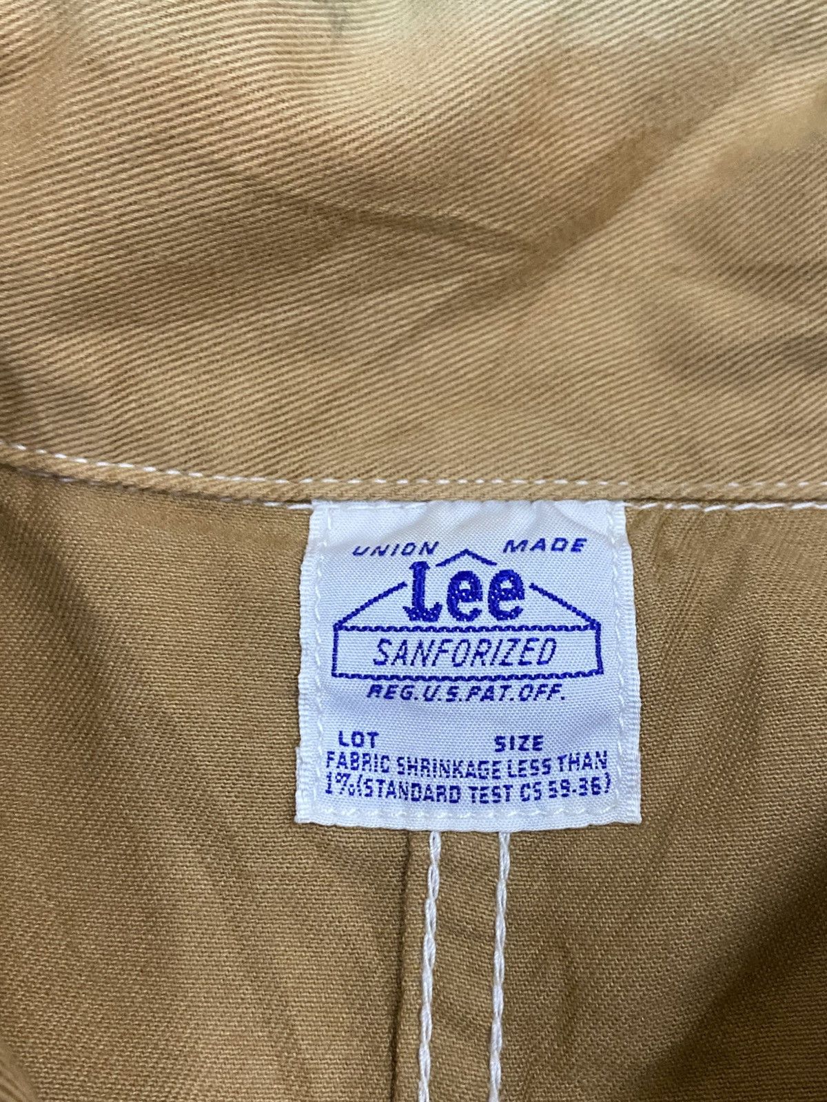 Lee Vintage Lee Sanforized Chore Jacket - Brown Workwear Shirt Size US L / EU 52-54 / 3 - 13 Thumbnail